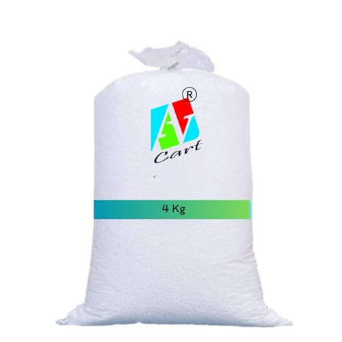 AV CART High Density Beans for Bean Bag Super White Pack for Bean Bag Filler & Refiller Filling Bean Bag Filler Bean Bag Refill Bean Balls for Bean Bag Chair Bean Bag Sofa Filler