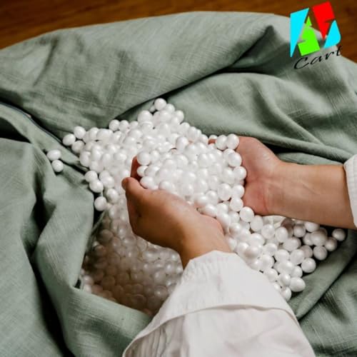 AV CART High Density Beans for Bean Bag Super White Pack for Bean Bag Filler & Refiller Filling Bean Bag Filler Bean Bag Refill Bean Balls for Bean Bag Chair Bean Bag Sofa Filler - Image 7