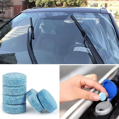 AV CART Effervescent Car Glass Cleaner Tablets - Powerful Detergent for Windshield Cleaning Car Windshield Cleaner Wiper, Car Cleaning Kit, Cleaning Tablets, Car Interior Cleaner - Image 3