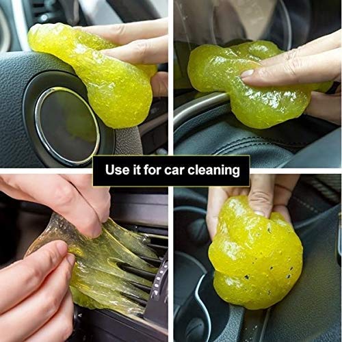 AV CART Multipurpose Car AC Vent Interior Dust Cleaning Gel Jelly Detailing Putty Cleaner Kit Universal Car Interior, Keyboard, PC, Laptop, Electronic Gadget Cleaning Kit - Pack of 2 - Image 2